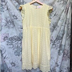 💛Yellow Mini Dress with Shorts Underneath💛